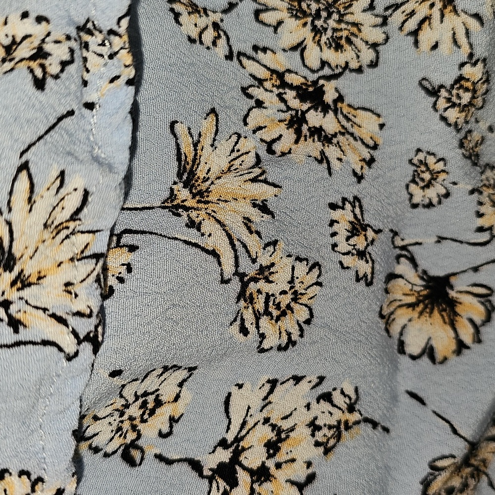 Forever 21 Blue Floral Mini Dress - Picture 3 of 6